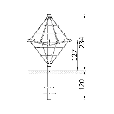 Rotirajuća penjalica Diamond